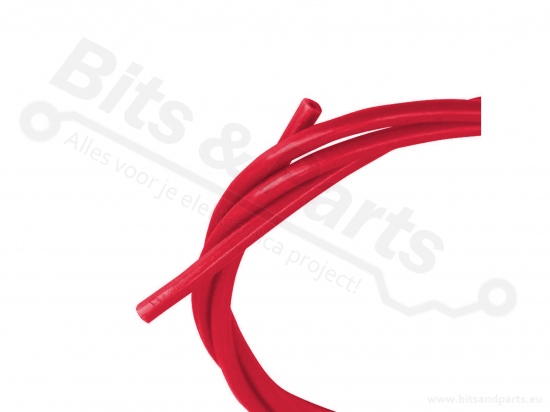 Teflon/PTFE buis/slang voor 3D printers 1,75mm/2mm rood